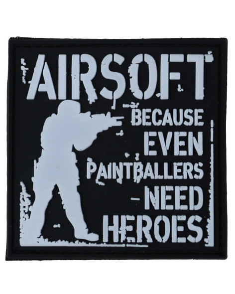 Kombat UK - Paintballers Need Heroes PVC Tactical Airsoft Patch