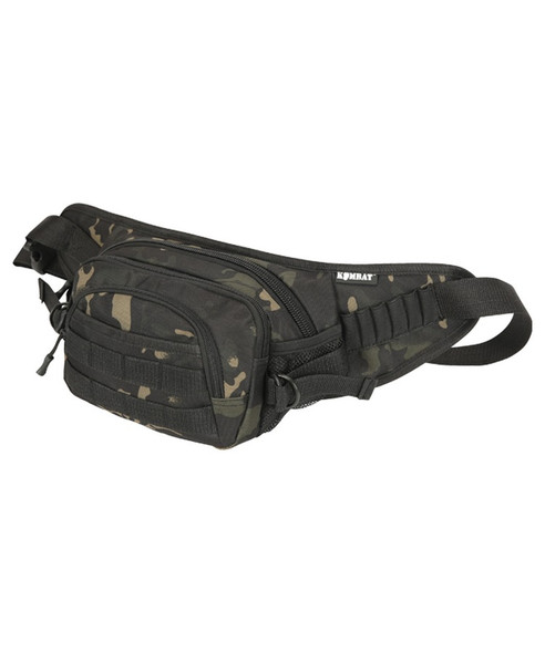 Kombat UK - Adjustable Summit 3L Tactical Waist Bag in Black Camo