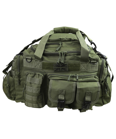 Kombat UK - Tactical Saxon 50L Holdall Bag in Olive Green
