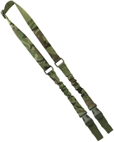Kombat UK - Adjustable Double Point Bungee Airsoft Gun Sling in BTP Camo