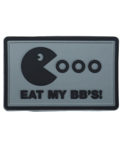 Kombat UK - Eat My BB's PVC Tactical Patch with Velcro Back