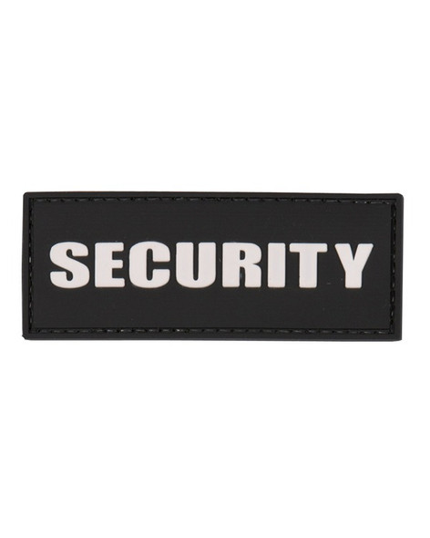 Kombat UK - Security PVC Tactical Patch with Velcro Back