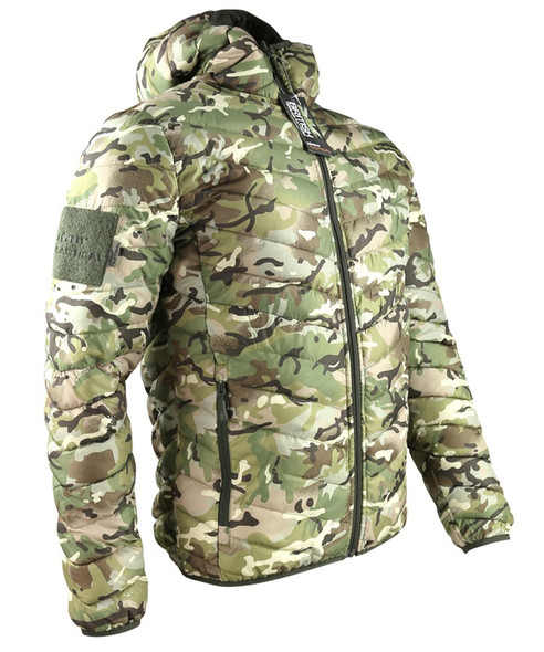 Kombat UK Xenon Reversible Tactical Jacket in BTP Camo or Army Green