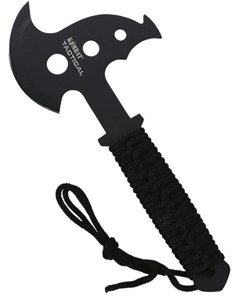 Kombat UK - Throwing Axe with Paracord Handle in Black