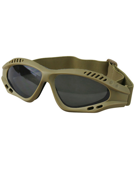 Kombat UK - Adjustable Spec-Ops Airsoft Goggles in Desert Tan