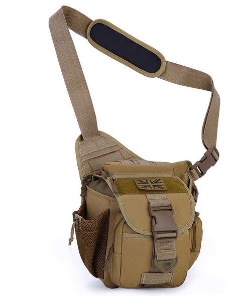 Kombat UK - Multifunction Tactical Sling Bag in Coyote Tan