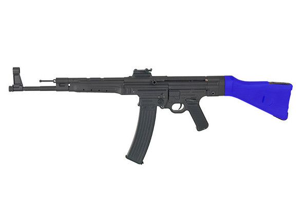 AGM 056 Replica MP44 AEG Full Metal Airsoft Rifle in Two-Tone Blue