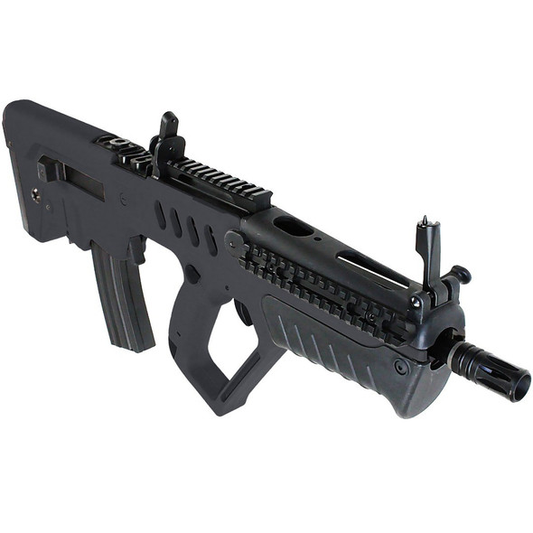 S&T Tavor T21 AEG Explorer Version Airsoft Rifle with Adjustable Hop-Up in Tactical Black