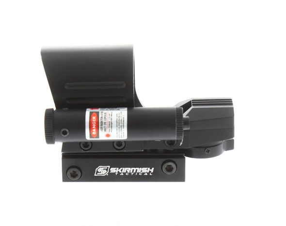 Skirmish Tactical - ST-111B Reflex Rifle Sight with 4 Reticles and Laser in Black