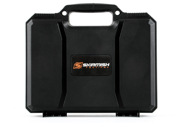 Skirmish Tactical Hard Pistol Case with Wave Foam in Tactical Black
