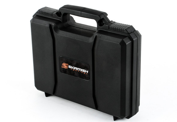 Skirmish Tactical Hard Pistol Case with DIY Foam in Tactical Black