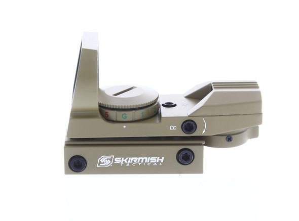 Skirmish Tactical - ST-101S Multi-Reticule Electro Red & Green Dot Sight in Desert Tan