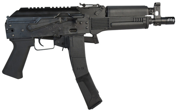 LCT Airsoft PP-19-01 Vityaz AEG AK Airsoft Rifle with Folding Stock in Black