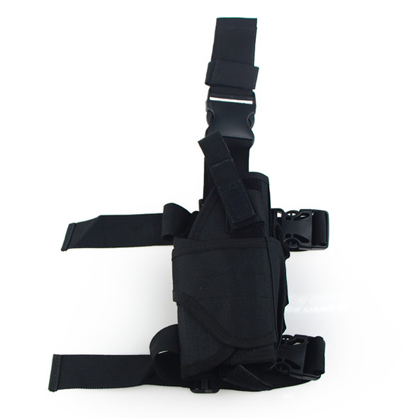 BV Tactical Adjustable Drop Leg Pistol Holster in Black