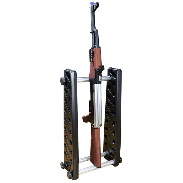 Wosport Small 10" Inch Airsoft Gun Rack System in Black