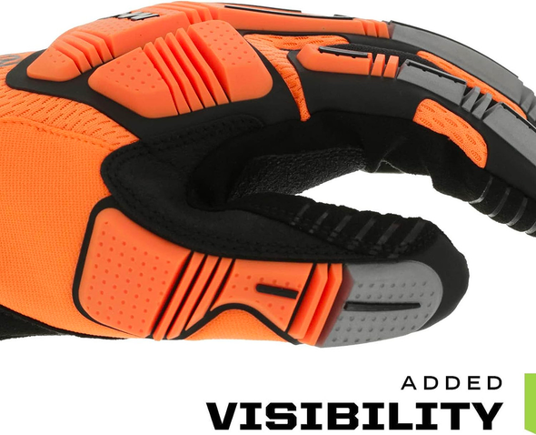 Mechanix - Breathable High Visibility Gloves in Orange M-Pact