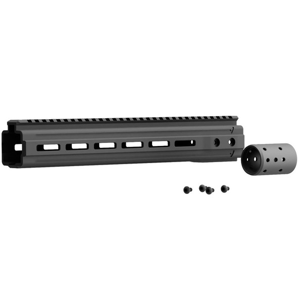 Vorsk - 13" Handguard & Barrel Nut for VMP-2D GBB Airsoft Rifle in Black