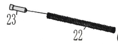 Raven Airsoft Nozzle Return Spring & Guide (EU Series)