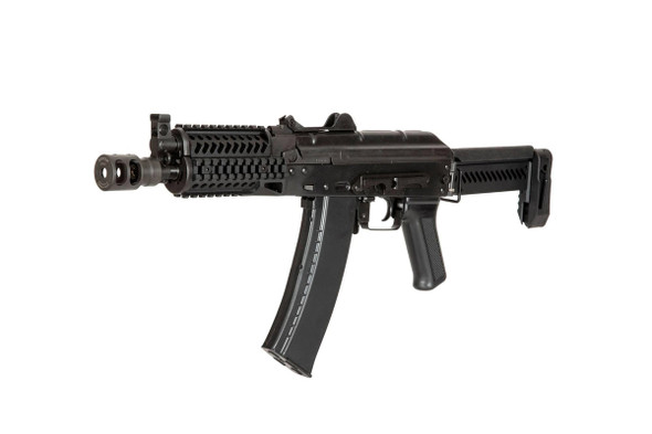 LCT ZKS-74UN AEG Airsoft Rifle with Folding Stock in Black