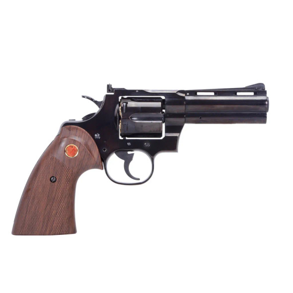 King Arms 357 Evil Gas 4" Full Metal Airsoft Revolver in Black