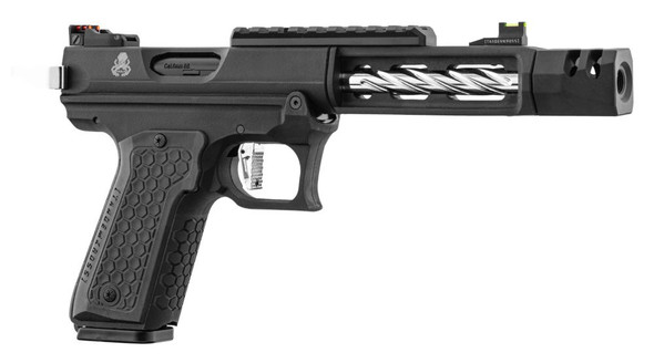 Lancer Tactical Tandemkross CTHULHU Gas Blowback Airsoft Pistol in Black/Silver
