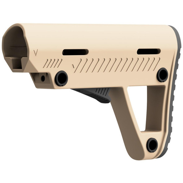 Vorsk Retractable Stock Assembly for M4 Airsoft Rifle Stock Tube in Desert Tan