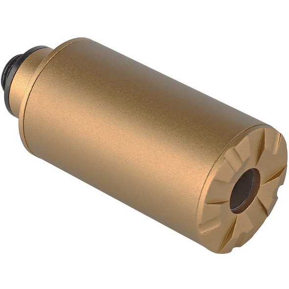 Nuprol Tracer Unit Compact Flash-P (10mm CW|14mm CCW) for Airsoft Guns in Desert Tan
