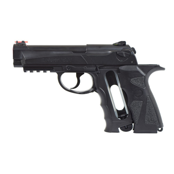 Win Gun - C300B CO2-Powered Non-Blowback Airsoft Pistol Sport 306 in Black