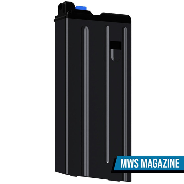 Vorsk Airsoft - Full Metal VMAR Series MWS Rifle Magazine 25 Rounds in Tactical Black