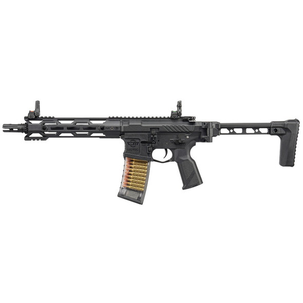 G&G - CM16 Compact 556 Combat Machine Airsoft AEG Rifle with Folding Stock in Black