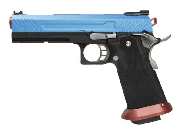 Armorer Works Custom Hi-Capa Gas Blowback Airsoft Pistol in Blue (AW-HX1105)