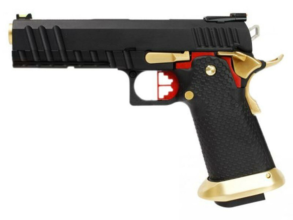 Armorer Works Custom Hi-Capa Gas Blowback Airsoft Pistol in Black (AW-HX2002)