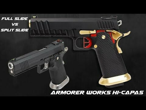 Armorer Works Hi-Capa Gas Blowback Airsoft Pistol in Flat Dark Earth (AW-HX1003)