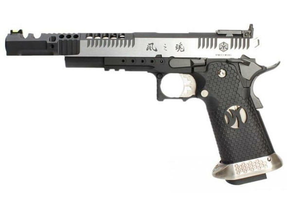 Armorer Works .38 SuperComp Gas Blowback Airsoft Pistol in Silver (AW-HX2401)