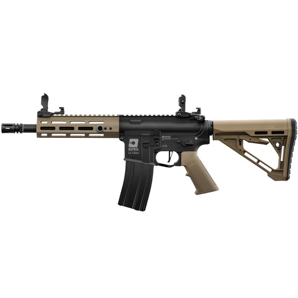 Nuprol Delta Vanguard Sentry 7" Airsoft AEG Rifle in Tan and Black