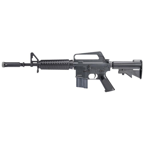 Cyma/EGM Colt XM177E1 Lightning Series Gas Blowback Airsoft Rifle MWS in Black (COLT.1014-LS)