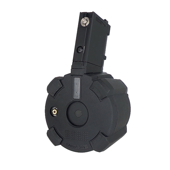 Cyma MWS Drum Magazine 500 Rounds for M4 MWS System Airsoft Rifles D500 Gas/HPA in Black