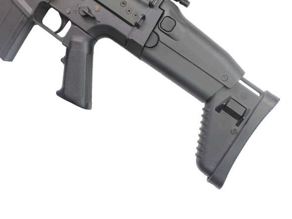 Double Bell SCAR-H M-Lok AEG Airsoft Rifle with Folding Adjustable Stock in Black (804)