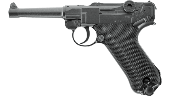 Umarex Legends P08 Luger Full Metal CO2 Powered Airsoft Pistol in Black