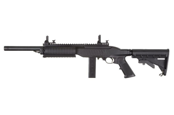 KJ Works KC 02 V2 10/22 Gas Blowback Airsoft Sniper Rifle in Black