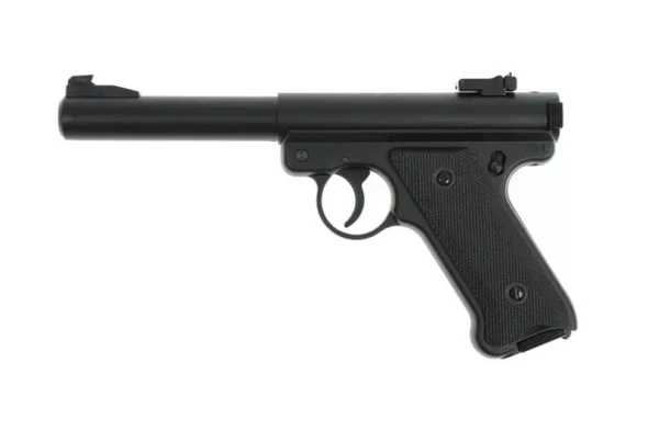KJ Works Ruger MK1 Non-Blowback Airsoft Pistol in Black