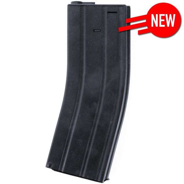 Nuprol M4 Magazine Folded Metal Hi-Cap Airsoft Rifle Magazine 300 Rounds in Black