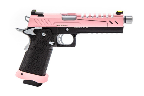 Vorsk HI CAPA 5.1 Split Slide Gas Blowback Airsoft Pistol in Pink
