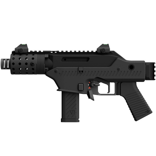 Vorsk VMP-2C Gas Blowback Pistol Submachine Gun in Black (Semi & Full-Auto)