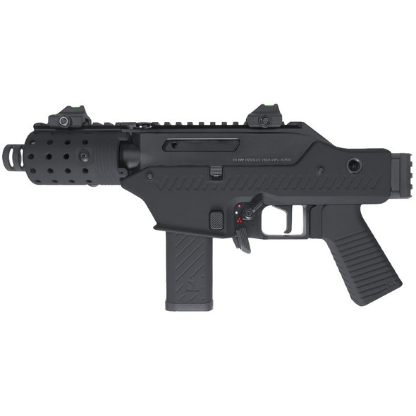 Vorsk VMP-2C Gas Blowback Machine Pistol Fully Auto in Black (300 FPS / 0.85 Joule Low Flow)