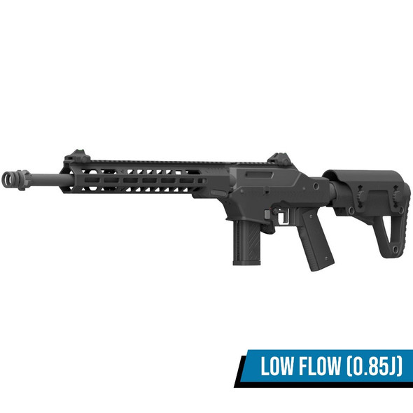 Vorsk VMP-2MD Gas Blowback Airsoft Rifle with Adjustable Stock in Black (300 FPS / Fixed Semi Auto)