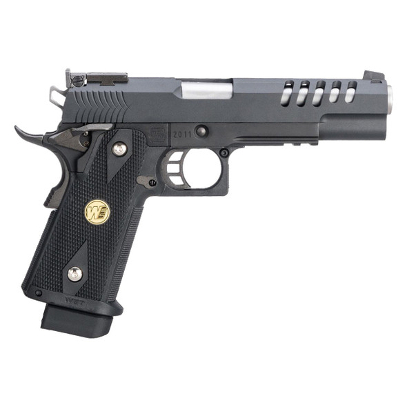 WE HI CAPA 5.1K Hi-Capa Gas Blowback Airsoft Pistol in Black