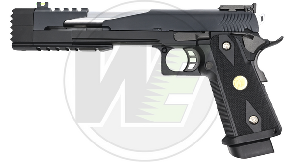 WE Tech Dragon 7.0 Type-B Government Model Gas Blowback Airsoft Pistol in Black