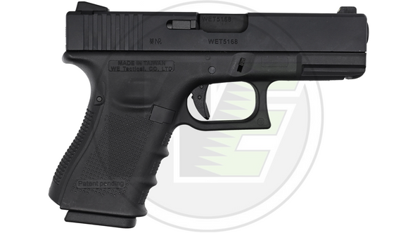 WE Tech EU23 Gen4 Gas Blowback Airsoft Pistol in Black
