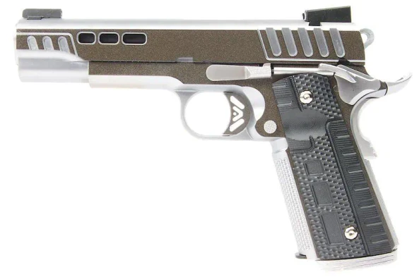 Ascend Airsoft KP1911 Custom Gas Blowback Airsoft Pistol in Silver (AS-KP1102)